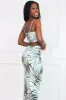 Palm Avenue Two Piece Set: Ivory/Green Multi sold by Bella and Bloom