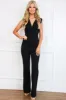 Western Glam Embellished Fringe Jumpsuit: Black sold by Bella and Bloom