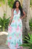 Resort Ready Floral Maxi Dress: White Multi sold by Bella and Bloom