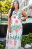 Resort Ready Floral Maxi Dress: White Multi sold by Bella and Bloom