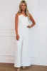 Wear Your Confidence Ruffle Strapless Jumpsuit: White sold by Bella and Bloom