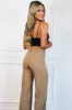 Trending Times Pants: Taupe sold by Bella and Bloom