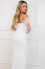 Katherine Off Shoulder Puff Sleeve Maxi Dress: White sold by Bella and Bloom