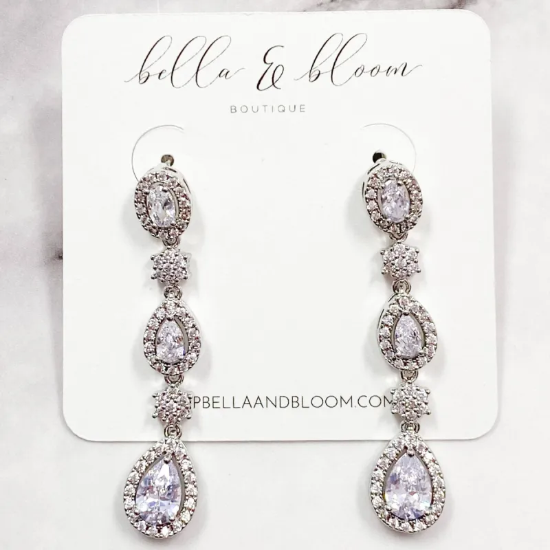 Happily Ever After Earrings: Silver sold by Bella and Bloom