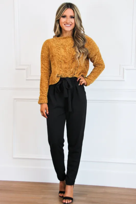 RESTOCK: Fall Favorite Pants: Black sold by Bella and Bloom