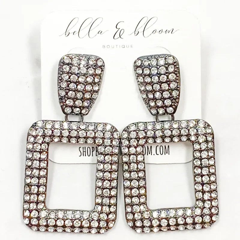 Glam Gal Earrings: Gunmetal sold by Bella and Bloom