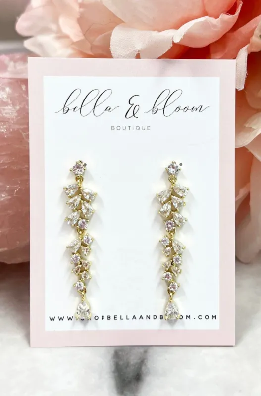 Lover Earrings: Gold sold by Bella and Bloom