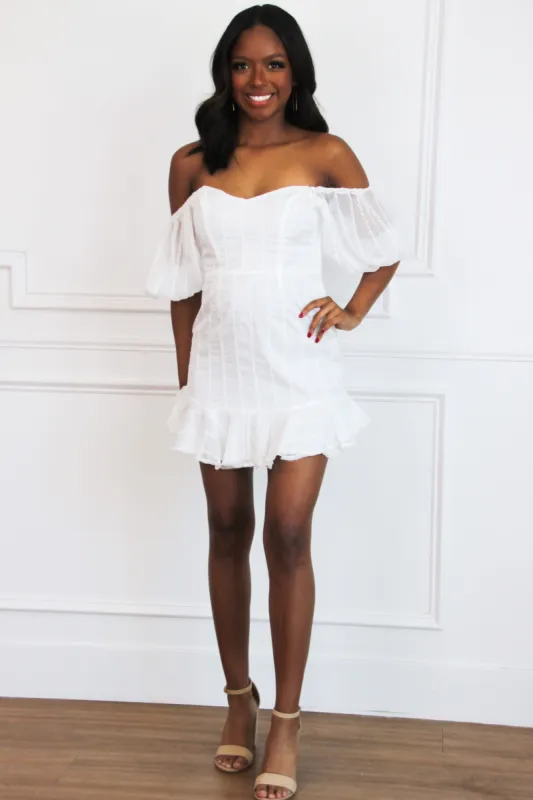 Summer Sweetheart Dress: White sold by Bella and Bloom