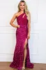 Eclipse Sequin Maxi Dress: Magenta sold by Bella and Bloom