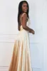 Tonight's the Night Satin Formal Dress: GOLDEN Champagne sold by Bella and Bloom