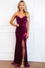 Lennox Strapless Velvet Maxi Dress: Berry sold by Bella and Bloom
