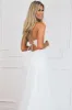 Grace Tulle Lace Slit Wedding Dress: White sold by Bella and Bloom