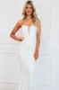 Evermore Strapless Sequin Maxi Dress: White sold by Bella and Bloom