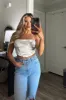 Let's Get Together Crop Top: White sold by Bella and Bloom