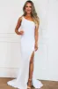 Stole Your Heart One Shoulder Sequin Formal Dress: Opal Iridescent sold by Bella and Bloom