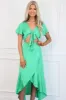 Amalfi Coast Satin Maxi Dress: Kelly Green sold by Bella and Bloom