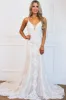 Love is in the Air Lace Backless Wedding Dress: Ivory/Champagne sold by Bella and Bloom
