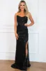 Marilyn Sequin Bustier Formal Dress: Black sold by Bella and Bloom