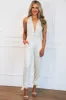 Dream Come True Wrap Sequin Jumpsuit: Champagne sold by Bella and Bloom
