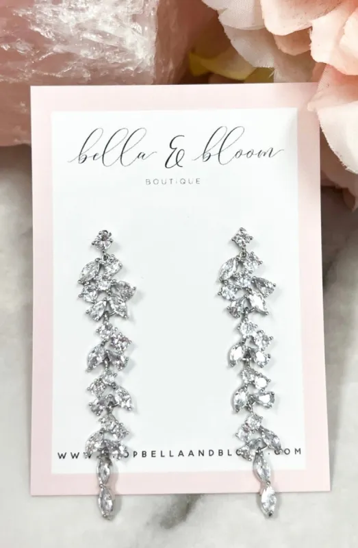 Sweetest Love Earrings: Silver sold by Bella and Bloom