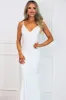 Right Into Your Love Backless Maxi Dress: White sold by Bella and Bloom