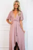Who to Love Maxi Dress: Mauve sold by Bella and Bloom
