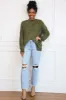 Cozy Crush Oversized Chenille Sweater: Olive sold by Bella and Bloom