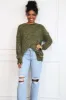 Cozy Crush Oversized Chenille Sweater: Olive sold by Bella and Bloom