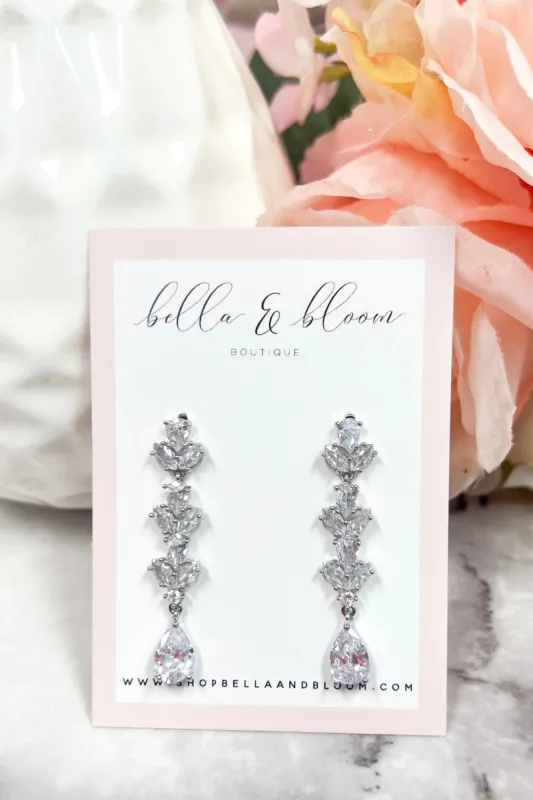 A Princess Earrings: Silver sold by Bella and Bloom