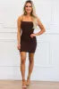 Back Appeal Bodycon Dress: Chocolate sold by Bella and Bloom