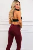 Beverly High Neck Open Back Sweater Crop Top: Black sold by Bella and Bloom