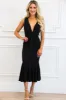 Divine Elegance Midi Dress: Black sold by Bella and Bloom