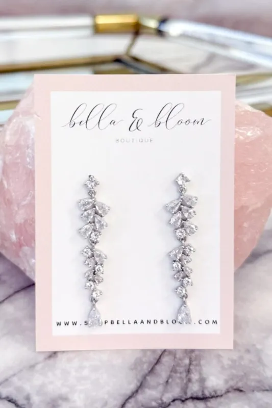 Lover Earrings: Silver sold by Bella and Bloom