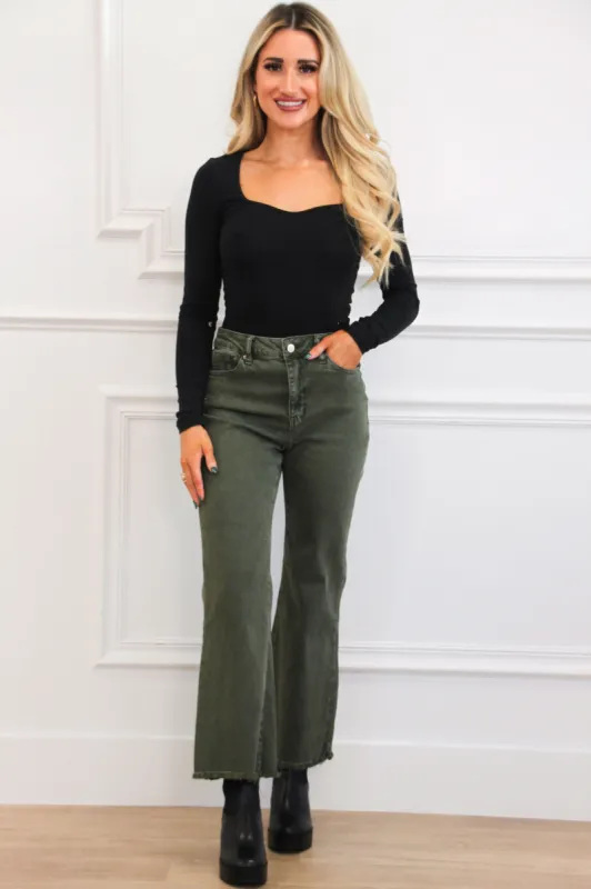 Milligan Long Sleeve Bodysuit: Black sold by Bella and Bloom