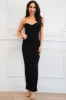 Show Out Bustier Ruched Maxi Dress: Black sold by Bella and Bloom