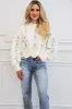 Tensley Floral Embroidered Scalloped Sweater: Cream sold by Bella and Bloom