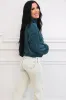 Winter Wishes Chenille Turtleneck Sweater: Teal sold by Bella and Bloom