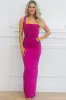 Wimberly Square Neck Maxi Dress: Magenta sold by Bella and Bloom