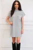 Kaelyn Pocket Sweater Dress: Gray sold by Bella and Bloom