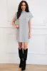 Kaelyn Pocket Sweater Dress: Gray sold by Bella and Bloom