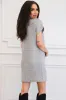 Kaelyn Pocket Sweater Dress: Gray sold by Bella and Bloom