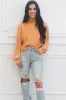 Cleo Turtleneck Sweater: Tan sold by Bella and Bloom