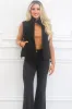 Vayda Corduroy Puffer Vest: Black sold by Bella and Bloom