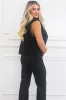 Vayda Corduroy Puffer Vest: Black sold by Bella and Bloom