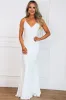 Right Into Your Love Backless Maxi Dress: White sold by Bella and Bloom