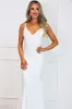 Right Into Your Love Backless Maxi Dress: White sold by Bella and Bloom