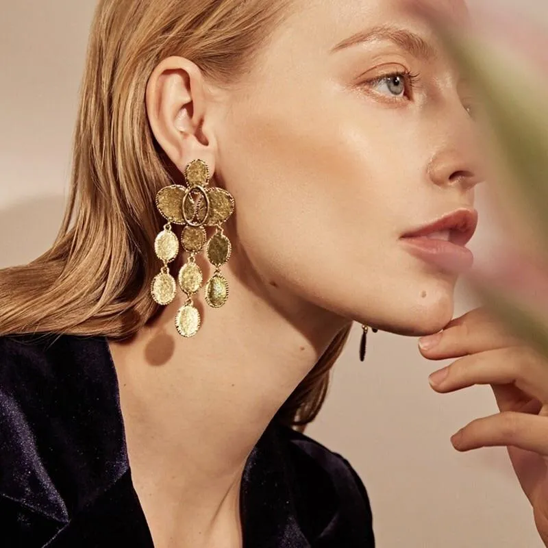 RESTOCK: Ethereal Earrings: Gold sold by Bella and Bloom