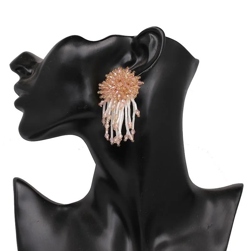 Confetti Party Earrings: Blush sold by Bella and Bloom