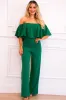 Under Your Spell Jumpsuit: Green sold by Bella and Bloom