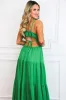 Santos Cutout Maxi Dress: Green sold by Bella and Bloom